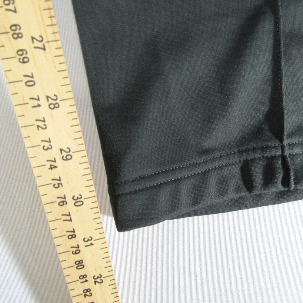 Nike Trackpants Womens SizeLarge Gray Mid Rise Pockets‎ Ankle Zip Drwastring
